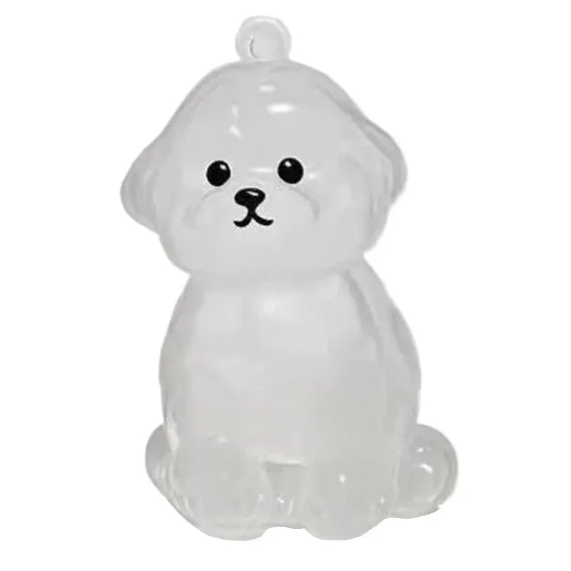 Pet Hair Keepsake Keychain – Personalized Cat & Dog Memorial Charm with Transparent Memory Capsule