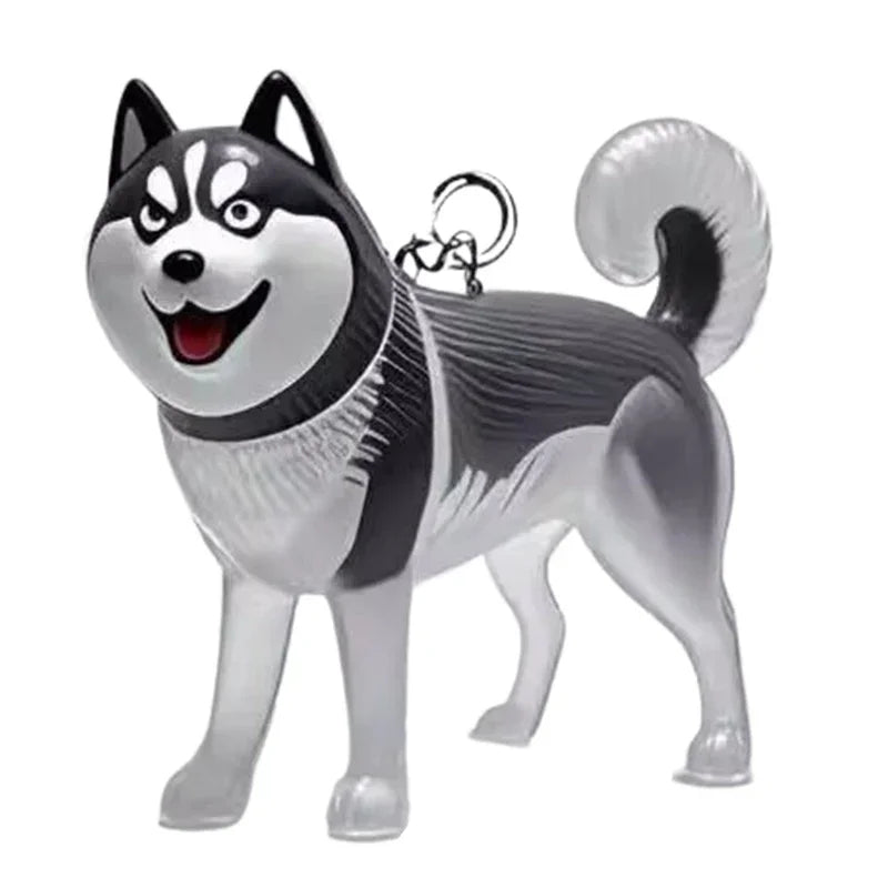 Pet Hair Keepsake Keychain – Personalized Cat & Dog Memorial Charm with Transparent Memory Capsule