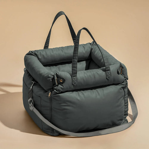 Dog Booster Car Seat with Expandable Bed