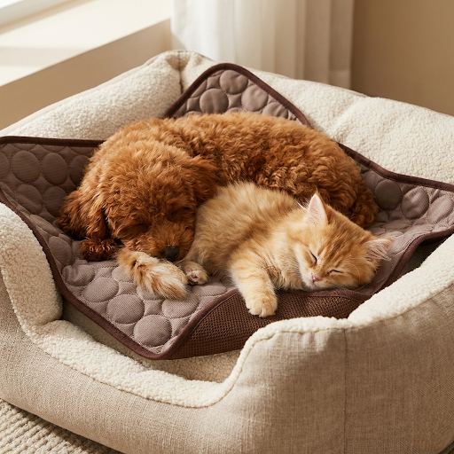 Cool Paws Self-Cooling Pet Mat – Foldable Gel Comfort Mat